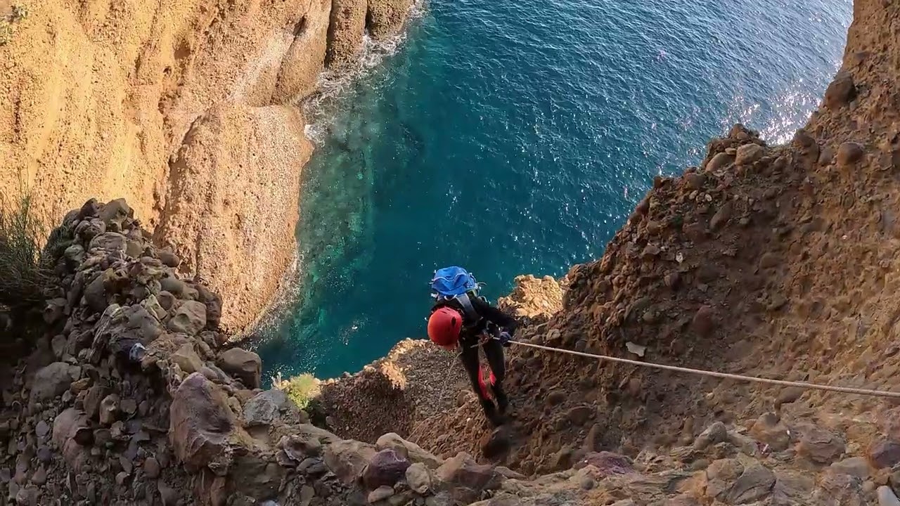Rappels entre le Trou Souffleur et Pirate 