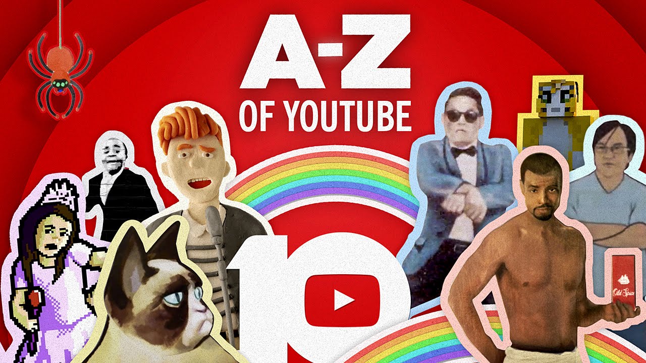 The A Z Of Youtube Celebrating 10 Years Youtube