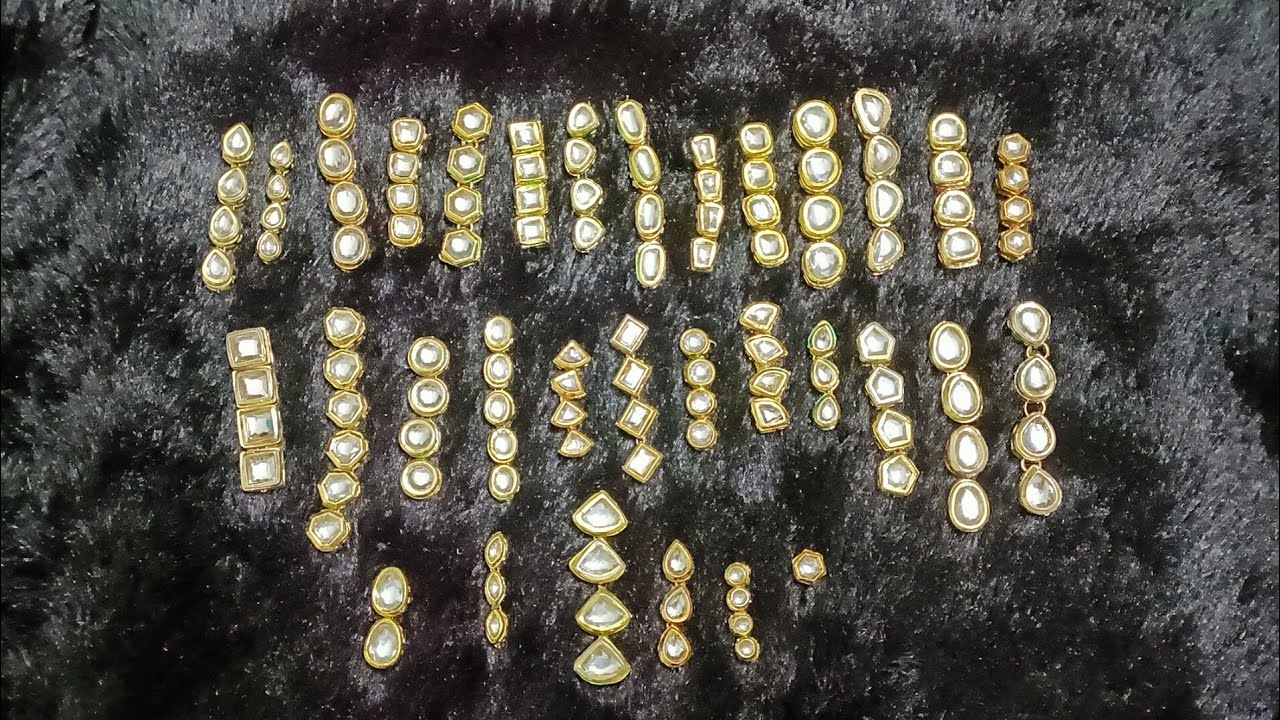 All types of Kundan | Meenakari Kundan | Jewellery making material | Handmade jewellery business