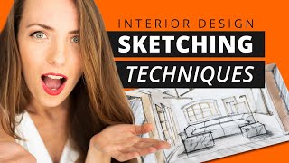 Interior Design Sketching Techniques  Drawing Like a PRO!