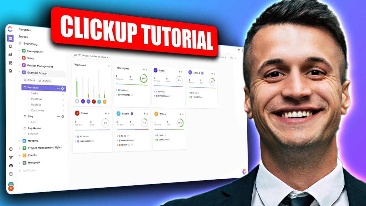 How To Use ClickUp As A Complete Beginner (2025) - YouTube