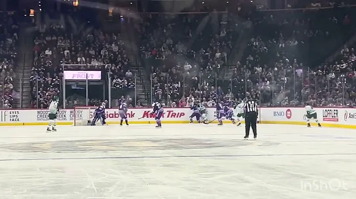 Minnesota Frost Vs Boston Fleet! #frost #hockey #champs #minnesota #saintpaul #glass #frontrowpov 