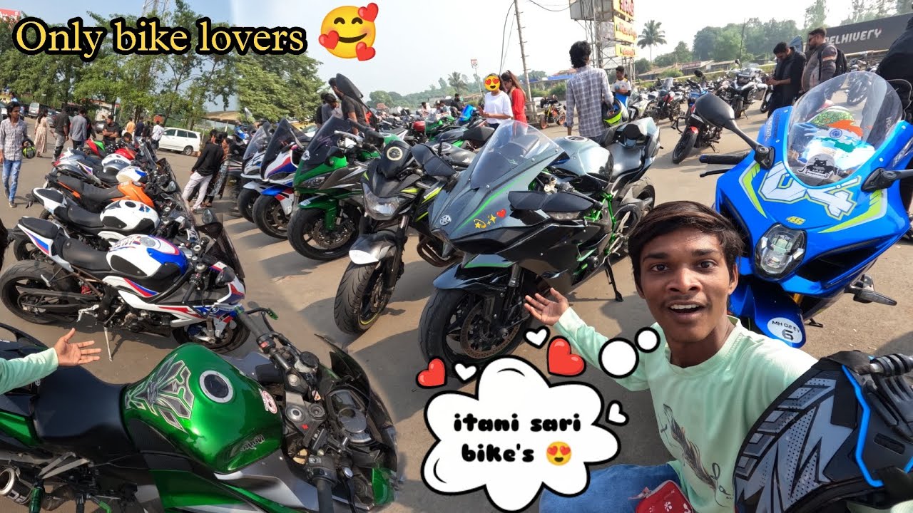 Bikes ka mela he ye 🤩 itani sari bike's ek sath 😍mrchetan313 vlog motovlog YouTube