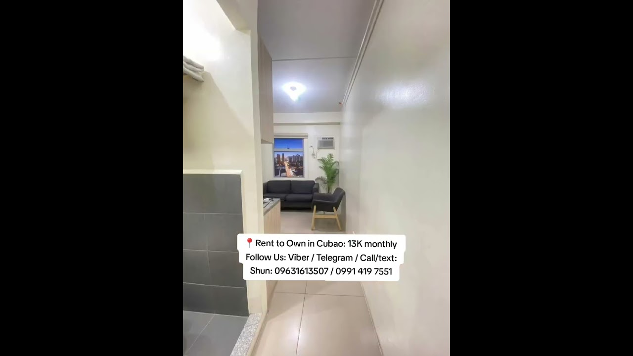 🏙 URBAN DECA TOWER CUBAO RFO Rent-to-Own Condo Unit📍 Walking distance to Cubao MRT.