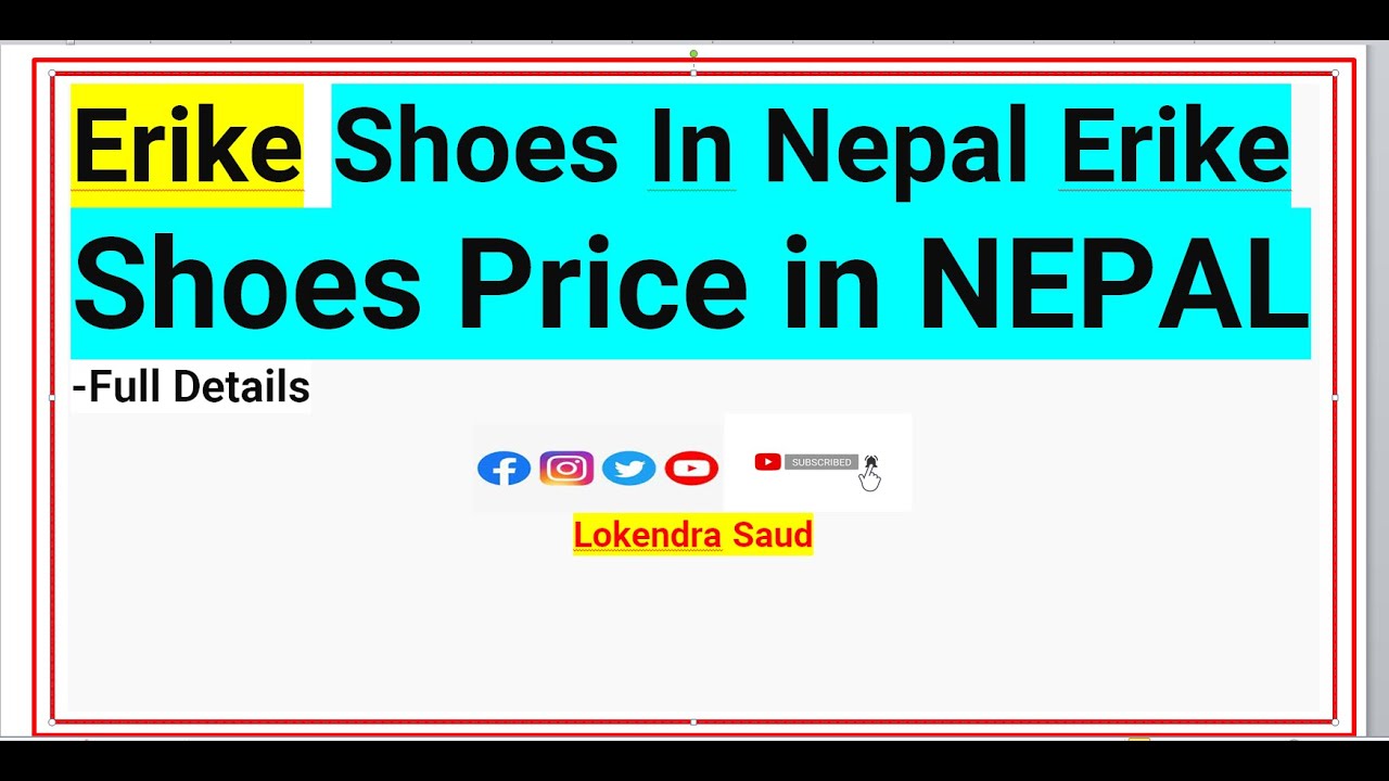 Erike Shoes In Nepal Erike Shoes Price in NEPAL Erike shoes price in