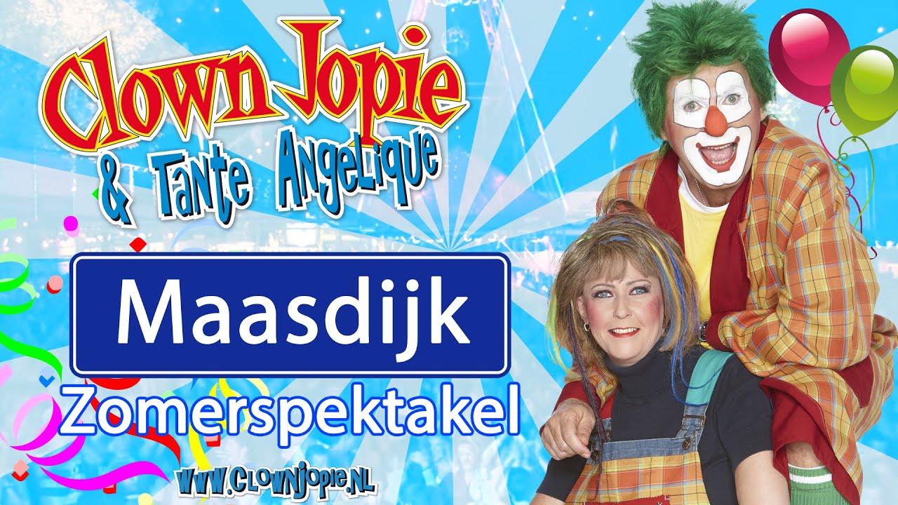Clown Jopie & Tante Angelique in Maasdijk - Zomerspektakel 2016
