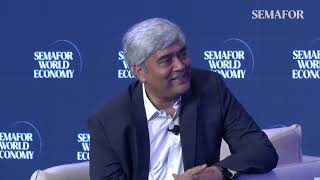 Automation Anywhere CEO Mihir Shukla at Semafor World Economy
