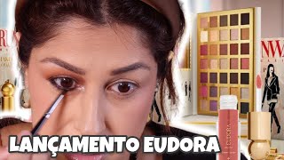 COLEÇÃO DIABO VESTE PRADA + EUDORA * Testei a paleta e o batom 😳