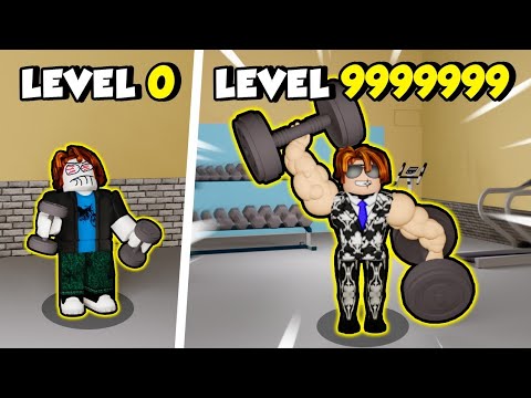 FÁBRICA DE ACADEMIA NO ROBLOX!! FIQUEI FORTE ? (Gym Tycoon) 