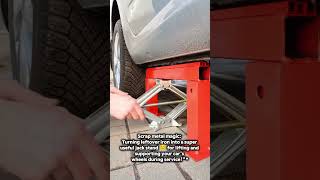 Scrap Metal Magic: DIY Jack Stand for Car Service #ScrapMetalCraft #DIYJackStand #CarMaintenance