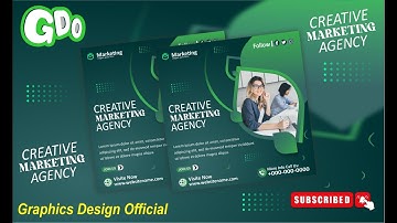 How to Design a Creative Marketing Social Media Banner in Coral DrawTutorial |GraphicsDesignOfficial