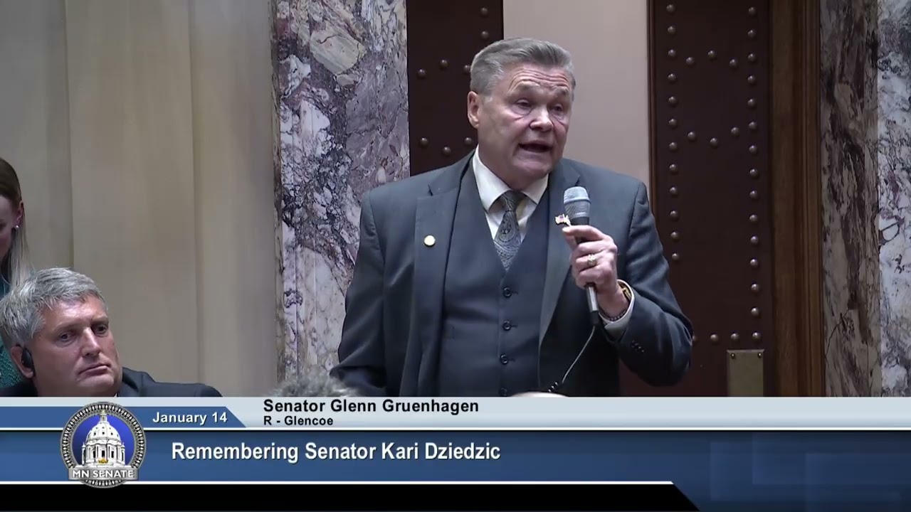Senator Gruenhagen's tribute to Senator Kari Dziedzic