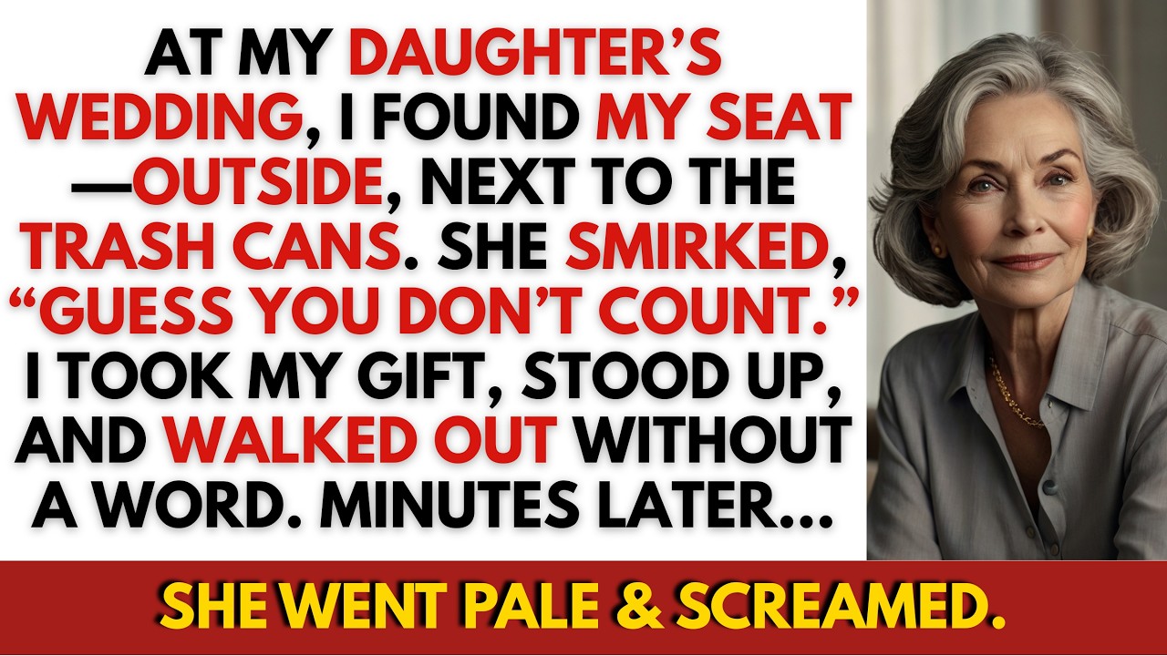 At My Daughter’s Wedding, I Was Seated In The Hallway, So I Left. Then Everyone Was Shocked When...