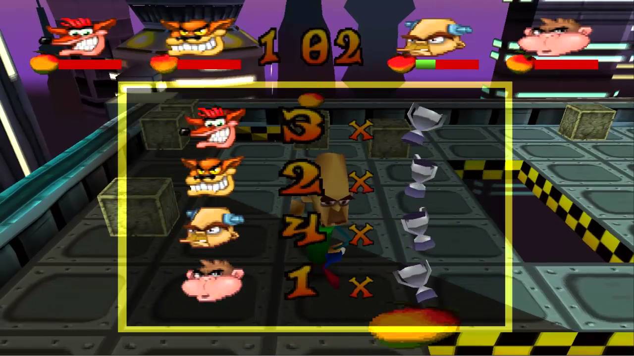 Gameplay Crash Bash de PS1 (EPSXE) YouTube