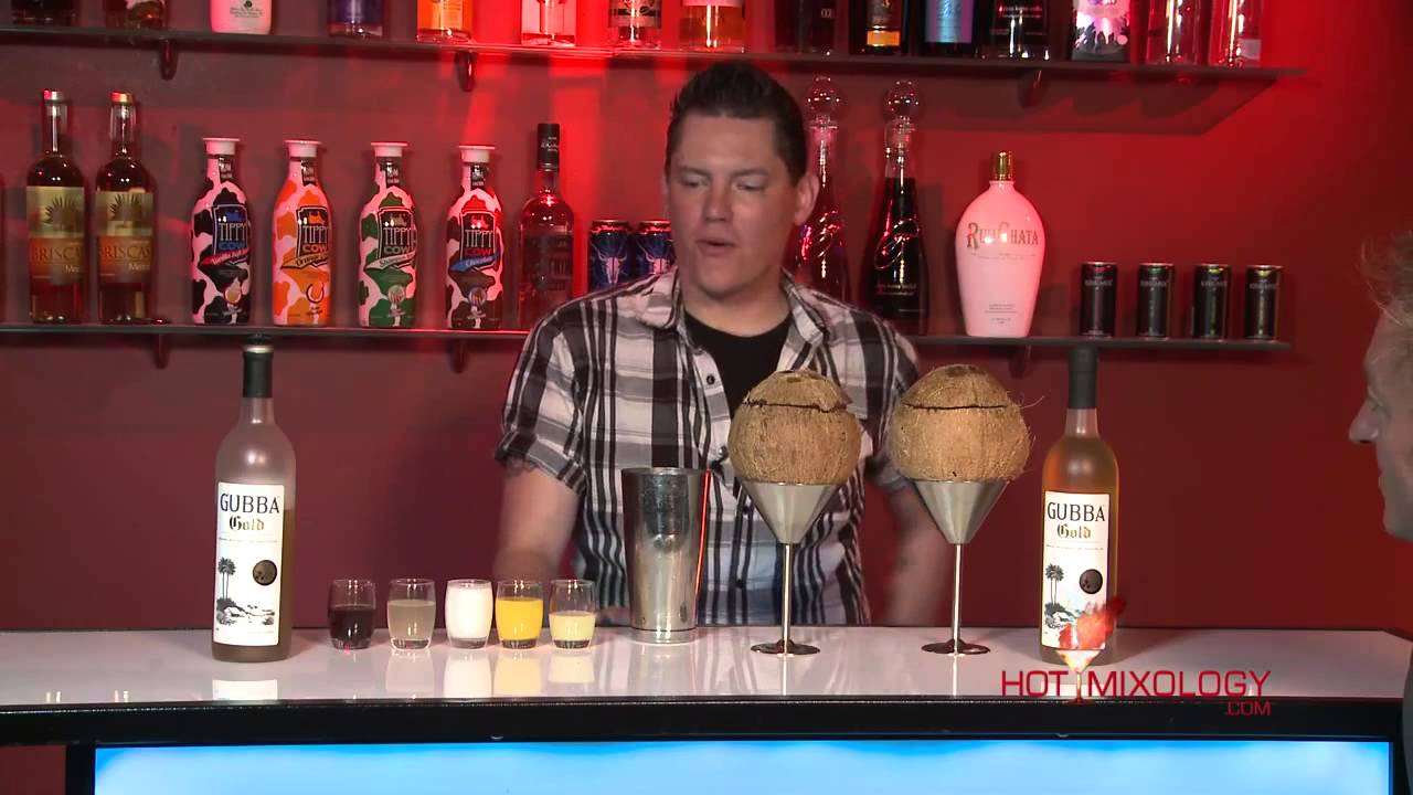 GUBBA RUM on Hotmixology Sweet Cocktails - Gubba Chai Colada