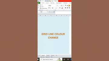 17 February 2024 Grid line colour change shorts