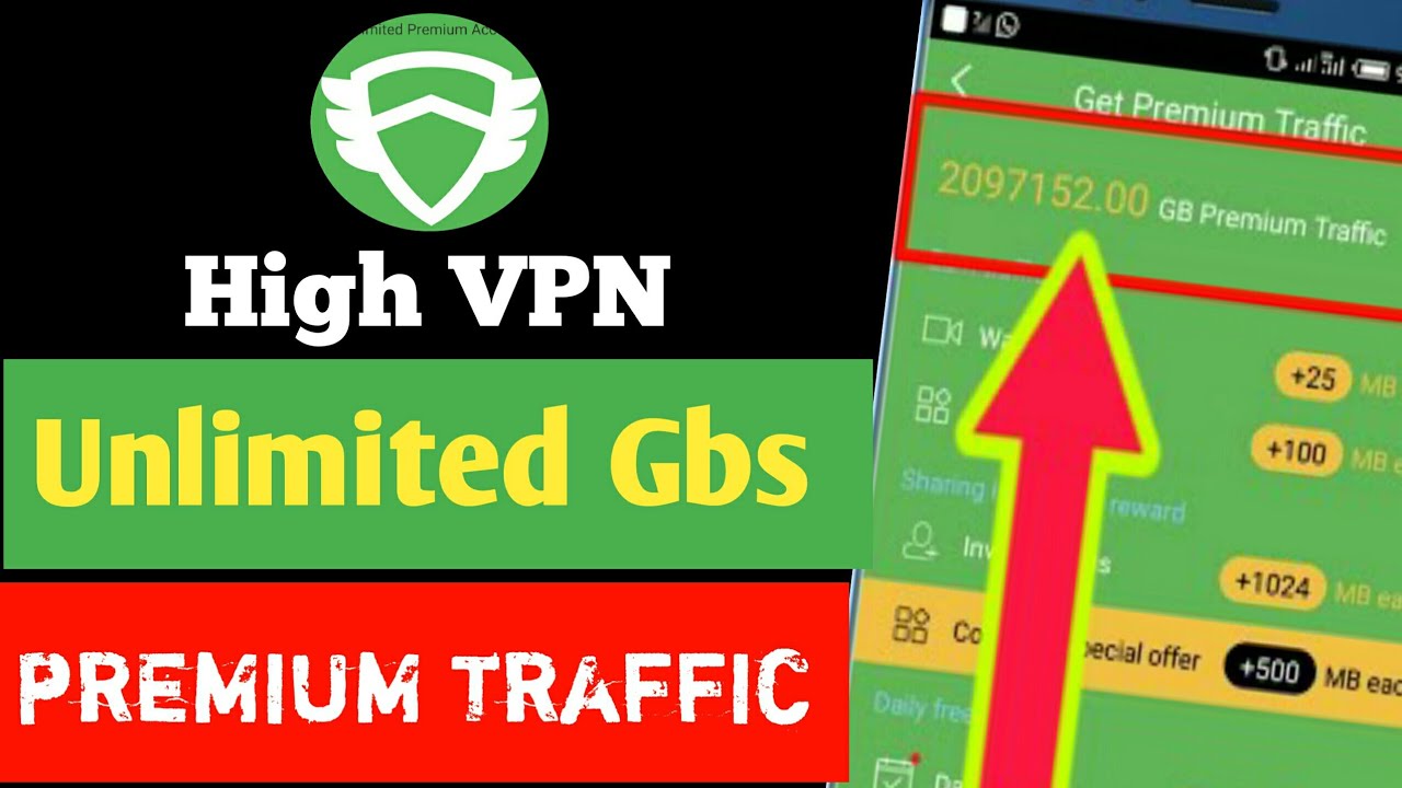 High Vpn Unlimited premium Gbs 2019| High Vpn Free internet 2019| High Vpn Unlimited premium traffic