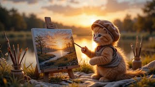 👣MeowCute Tiny Cat's: Little cat painting nature ✨ screenshot 5