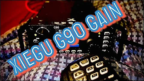 Adjusting Gain Xiegu G90