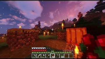 Minecraft trying shader for first time with high graphics