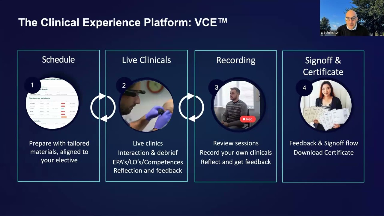 Virtual Clinical Experiences: High quality teaching & learning from clinical practice