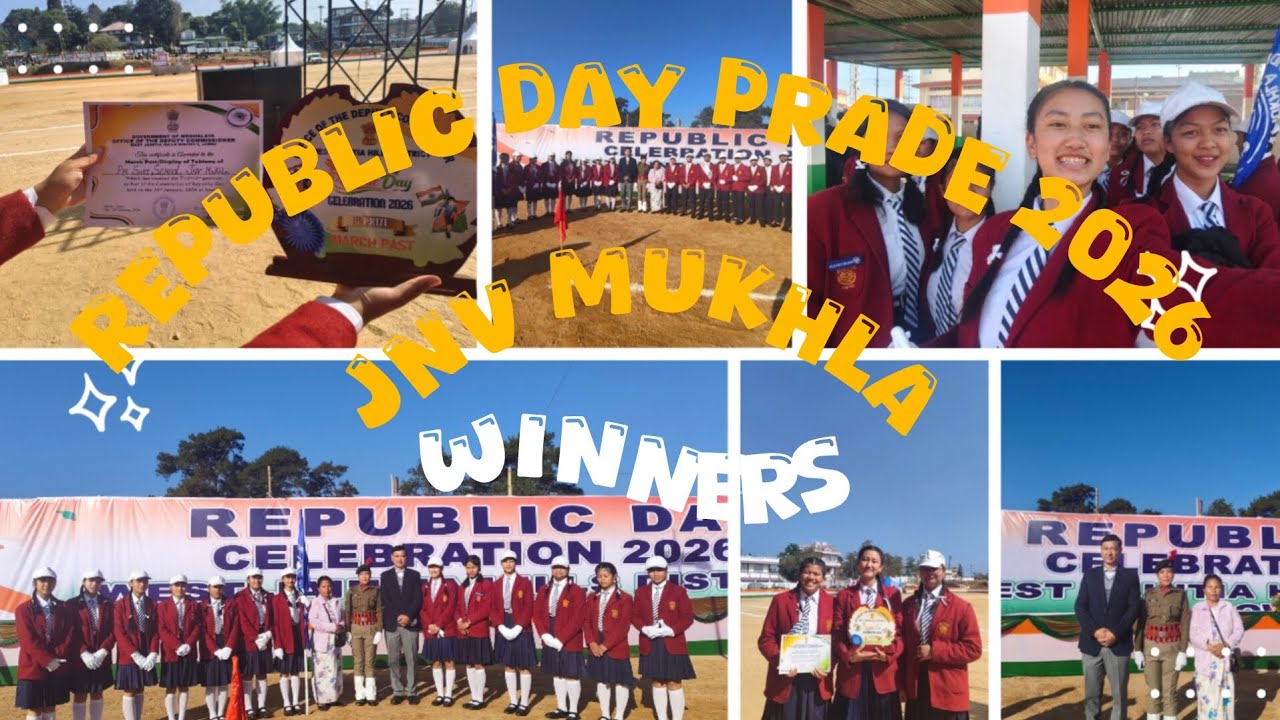 Republic day prade 2026 jowai, we won guyss (JNV MUKHLA)