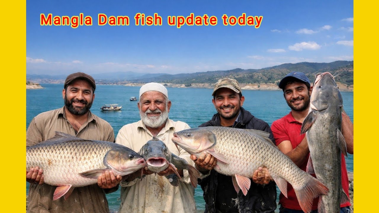 Информация о рыбных запасах в водохранилище Мангла | Свежий улов, местные рыбаки и текущая ситуация