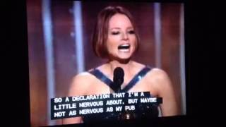 Jodie Foster Den Globes 2013