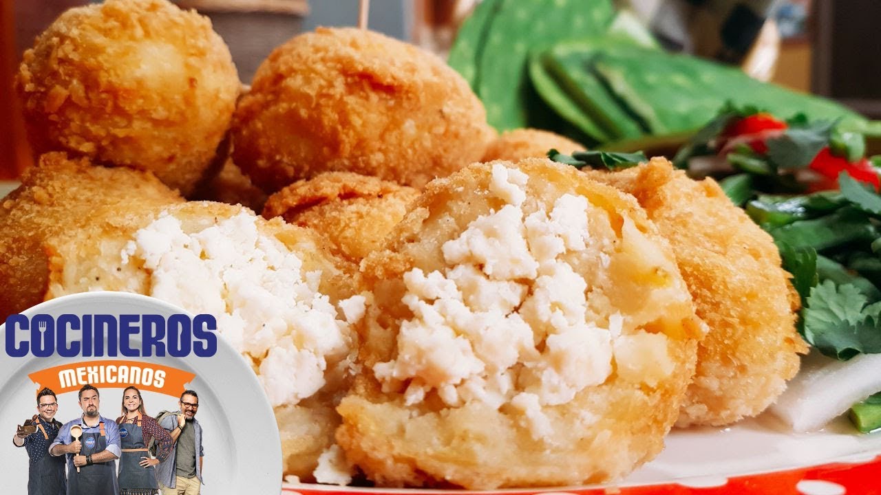 Receta:  Tortitas de papa y queso  | Cocineros Mexicanos