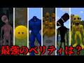 ベリティの中で一番強いのは誰？？？【マイクラ】