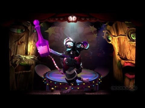 Видео: Ever-Shifting Stages на PS3 Exclusive Puppeteer