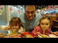 バイリンガル姉妹 天下一品と言えないダディにラーメンの食べ方を教わる