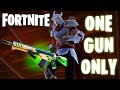 Fortnite... ONE GUN ONLY Challenge