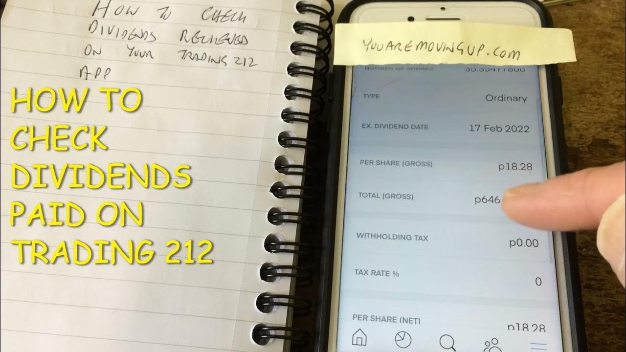 HOW TO CHECK DIVIDENDS PAID ON TRADING 212 YouTube