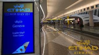 [Flight-Report] ETIHAD AIRWAYS | Abu Dhabi AUH ✈ Geneva GVA | Boeing 787-9 | Night Take Off