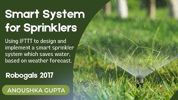 Smart Sprinkler System using IFTTT