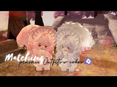 Cute plushie/chibi MATCHING Outfit ideas w codes 🎀 || @butterfairygaming #roblox 