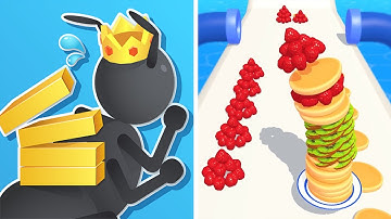 Tiny Run 3D 🆚 Pancake Run Looking Good Walkthrough Gameplay MHT12