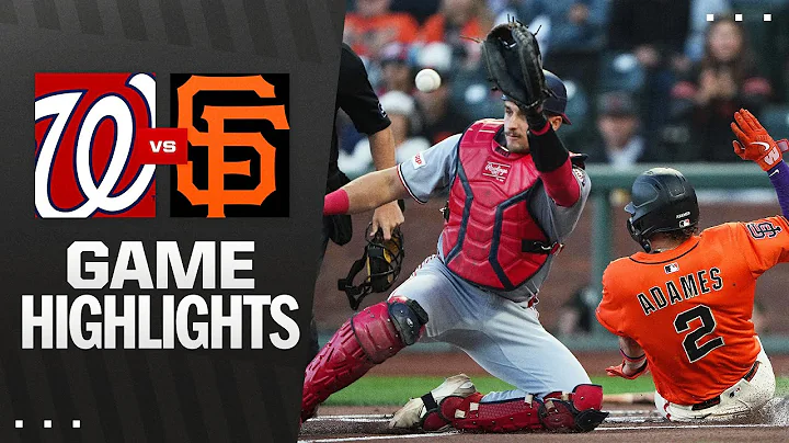 Nationals vs. Giants Game Highlights (8/8/25) | MLB Highlights