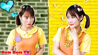 Búp Bê Khinh Thường Bạn Cùng Bàn Nhà Nghèo Và Cái Kết+ Tổng hợp video hay | Bon Bon TV