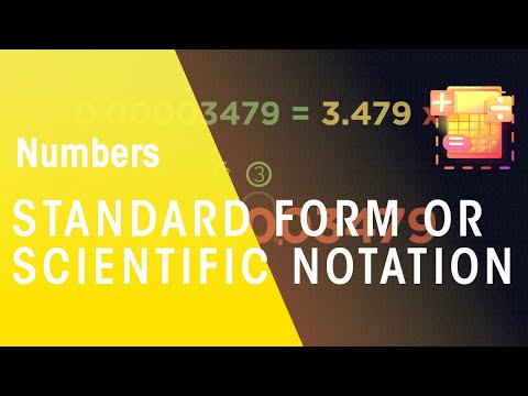 Standard Form / Scientific Notation | Number | Maths | FuseSchool