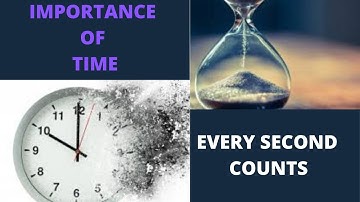 Importance of time Motivational Video || Every second counts !!