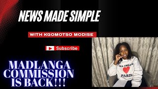 MADLANGA COMMISSION RETURNS & SHADRACK SIBIYA TO ANSWER TOUGH QUESTIONS IN PARLIAMENT!!!