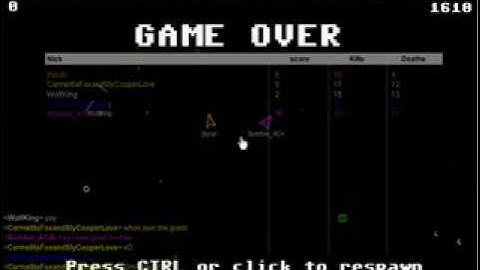 Multiplayer Asteroids