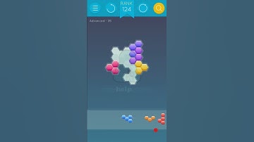 Puzzlerama Blocks Hexa Advanced Solution Level 36