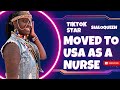 How Tiktok star SialoQueen came to New York USA through nursing Greencard