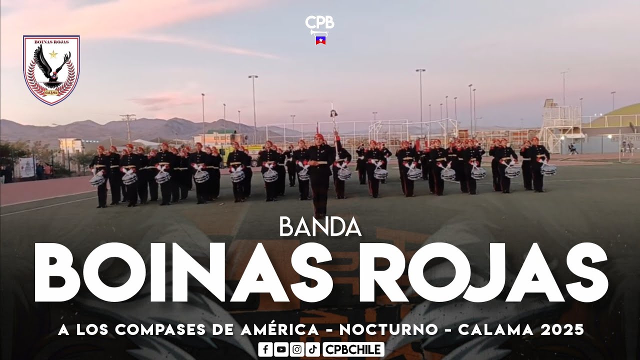 Banda Boinas Rojas de Calama - Nocturno, Calama 2025