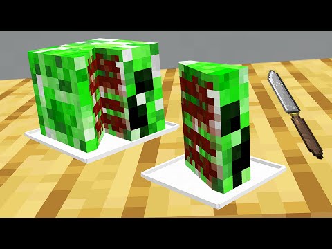 Minecraft Mobs if they were all edible