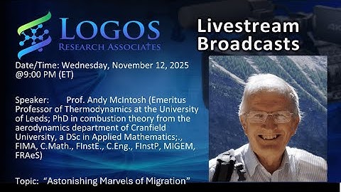Astonishing Marvels of Migration by Dr. Andy McIntosh