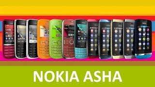 Evolution of Nokia Asha Phones (2011 - 2014)